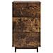 Comodino Rovere affumicato 33,5 x 34,5 x 60 cm Legno composito - Foto miniatura 4