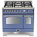 Cucina Elettrica RRD96MFTE / CI Fuochi a Gas Doppio Forno Elettrico Dimensione 90 x 60 cm Colore Lavanda - Foto miniatura 1