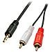 . Cavo Audio Stereo 3.5mm A 2xrca Maschio / maschio, 5m - Foto miniatura 1