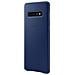 Cover Protettiva in Pelle Galaxy S10 Blu Navy - Foto miniatura 3