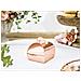 Partydeco - 10 Scatole In Cartone Color Oro Rosa Metallizzato - Foto miniatura 2