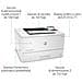 LaserJet Enterprise Stampante Enterprise LaserJet M406dn, Bianco e nero, Stampante per Aziendale, Stampa, Compatta; Avanzate funzionalità di sicurezza; Stampa fronte /retro; Efficienza energetica; Stampa da porta USB frontale - Foto miniatura 10