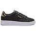 Beckie Women's Lace Up Casual Sneakers In Black Gold - Foto miniatura 2
