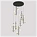 Lampada A Sospensione Moderna A Led Nero, Oro, Bianco Caldo 3000k 4538lm - Foto miniatura 1