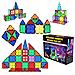 Magnetico Mattonelle Building Blocks Costruzione Giocattoli Per Boys Girls 47pc - Stem Giocattolo Educativo Learning For Kids Age 3 4 5 6 7 8 Year Old Regalo - Foto miniatura 1