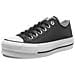 Scarpe Chuck Taylor All Star Lift Clean Leather Ox Taglia 36.5 Codice 561681c Nero - Foto miniatura 5