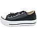 Scarpe Chuck Taylor All Star Lift Clean Leather Ox Taglia 36.5 Codice 561681c Nero - Foto miniatura 9