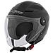 Moto Casco Jet City Ece 22-05 Certificato Scooter Doppia Visiera Nero Xs - Foto miniatura 6