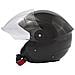 Moto Casco Jet City Ece 22-05 Certificato Scooter Doppia Visiera Nero Xs - Foto miniatura 7