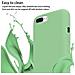 Catena Di Telefoni Cellulari Compatibile Con Apple Iphone 7 Plus / 7s Plus / 8 Plus In Liquid Verde Chiaro - Coperchio Di Protezione In Silicone Con Cordino Regolabile In Lunghezza - Foto miniatura 2