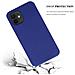 Custodia Compatibile Con Apple Iphone 12 / Iphone 12 Pro (6,1"" Zoll) In Frost Blu Scuro - Coperchio Protettivo In Silicone Tpu Flessibile - Foto miniatura 7