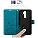 Custodia Compatibile Con Xiaomi Redmi Note 8 Pro In Blu Fiore - Coperchio Protettivo In Design Floreale Con Chiusura Magnetica, Funzione Stand E Slot Per Carte - Foto miniatura 6