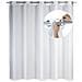 Tenda Doccia Flex White, Regolabile E Passamaneria, - Foto miniatura 1