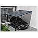Tettoia Per Terrazza, Auto Addossata Kleo 300l300 Alluminio Grigio - Foto miniatura 1