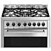 Cucina Gas B71GMX2 5 Zone Cottura Forno Elettrico Termoventilato Classe A Dimensioni 70 x 60 cm Colore Acciaio Inossidabile Master - Foto miniatura 3