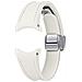 Braccialetto Per Samsung Galaxy Watch 20mm Hybrid Premium Edition, Beige - Foto miniatura 2
