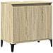 Mobile Lavabo Rovere Sonoma 58x33x60 Cm In Legno Multistrato - Foto miniatura 2