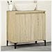 Mobile Lavabo Rovere Sonoma 58x33x60 Cm In Legno Multistrato - Foto miniatura 1