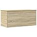 Contenitore Rovere Sonoma 100x42x46 Cm Legno Multistrato - Foto miniatura 2