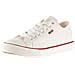 Levi's Scarpe Da Ginnastica Hernandez Da Uomo In Tessuto Bianco Leggero 44 - Foto miniatura 1