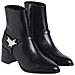 Ankle Boot 55 Stivaletti Pelle Scarpe Donna Nero Eu 38, Hw0hw02095 Beh - Foto miniatura 1