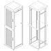 I-CASE ETSI-47602SGG rack 47U Rack libera /a muro /a pavimento Grigio - Foto miniatura 3