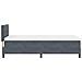 Letto Box Spring con Materasso Grigio Scuro 90x200 cm in Velluto - Foto miniatura 9