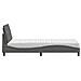 Letto con Materasso Grigio Scuro 90x190 cm in Tessuto - Foto miniatura 6
