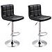 Set Di 2 Sgabelli Da Bar Neri Mike - Foto miniatura 1