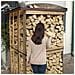 Struttura Copri Legna E Pallet Corten Eco Dimensioni 115x115 Cm - Foto miniatura 1