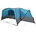 Tenda Familiare con tetto Blu e Grigio 760 x 645 x 230 cm - Foto miniatura 4
