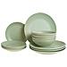 Set Di 18 Stoviglie Vivani Gres Porcellanato Verde - Foto miniatura 2