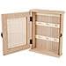 Scatola Chiavi Legno Griglia Marrone 24x7.5x30h Cm - Foto miniatura 3