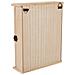 Scatola Chiavi Legno Griglia Marrone 24x7.5x30h Cm - Foto miniatura 4