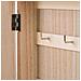 Scatola Chiavi Legno Griglia Marrone 24x7.5x30h Cm - Foto miniatura 5