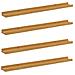 Scaffale da parete 4 pcs Beige 80 x 9 x 3 cm Legno multistrato - Foto miniatura 1