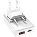 TETRGANUSBTCFOLD65W Caricabatterie per dispositivi mobili Universale Bianco AC Ricarica rapida Interno, Esterno - Foto miniatura 1