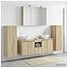 Set di mobili per il bagno 6 pcs Rovere Sonoma - Foto miniatura 2