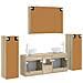Set di mobili per il bagno 6 pcs Rovere Sonoma - Foto miniatura 9