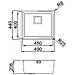 LAV. INOX W-SQUARE 49x44 - Foto miniatura 2