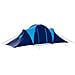 Tenda da Campeggio in Tessuto 9 Persone Blu Scuro e Blu - Foto miniatura 9