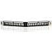 Modular Patch Panel Shielded V-design 24-port Color Black - Foto miniatura 2