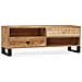 Mobile Porta TV in Legno Massello di Mango 120x30x40 cm - Foto miniatura 1