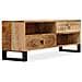 Mobile Porta TV in Legno Massello di Mango 120x30x40 cm - Foto miniatura 4