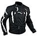 Giacca Cordura Moto Tessuto Impermeabile Sport Touring Sfoderabile Bianco Xxl - Foto miniatura 4