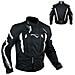 Giacca Cordura Moto Tessuto Impermeabile Sport Touring Sfoderabile Bianco Xxl - Foto miniatura 1