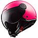 Casco Moto Jet Ls2 Sphere Lux - Rosa Fluo - Foto miniatura 1