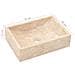 Lavandino 45x30x12 Cm In Marmo Crema - Foto miniatura 3