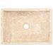 Lavandino 45x30x12 Cm In Marmo Crema - Foto miniatura 4
