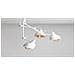 Lampada A Sospensione Compass - Lampadario - Da Soffitto - Bianco In Metallo, 59 X 59 X 40 Cm, 3 X E27, Max 60w - Foto miniatura 3